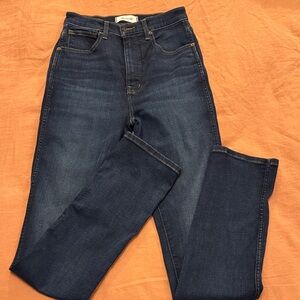 NWOT Madewell The Long Pencil Jean 26T Paxville Wash